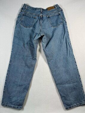 Zena Jeans Womens 14P Blue Mom Straight High Rise Medium Wash Vintage